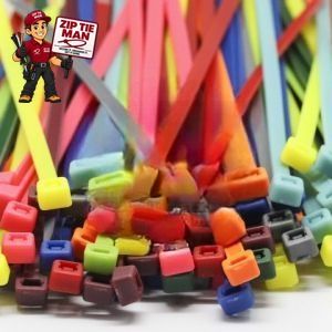 Colour Cable Ties Rainbow Bundle