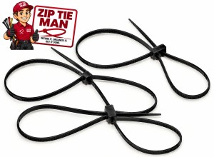 4.8mm x 370mm Double Head Cable Ties 100pcs