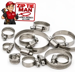19mm – 44mm German 304 Stainless Hose Clamps