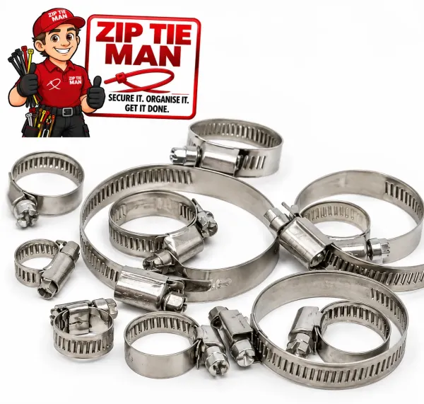 GERMAN 304 STAINLESS STEEL HOSE CLAMPS