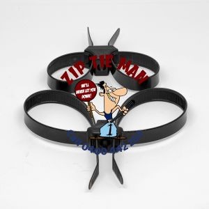 Dual Handcuffs Cable Ties 12.7mm x 330mm (50 Item Pack)